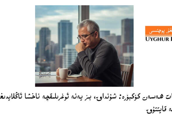 ئ&zwj;ىلشات ھەسەن كۆكبۆرە: شۇنداق، بىز يەنە&nbsp; ئوغرىلىقچە ناخشا ئاڭلايدىغان دەۋرگە قايتتۇق